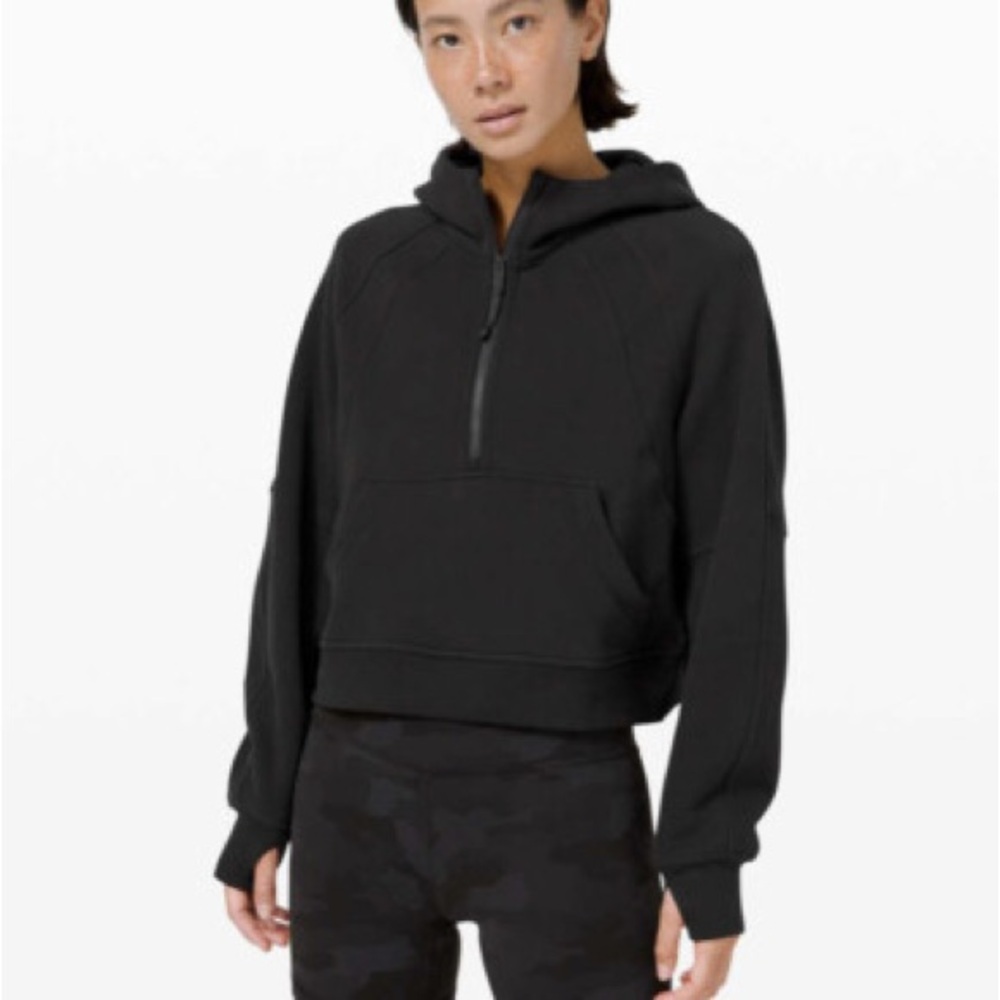 Lululemon Athletica Black Half-Zip Hoodie